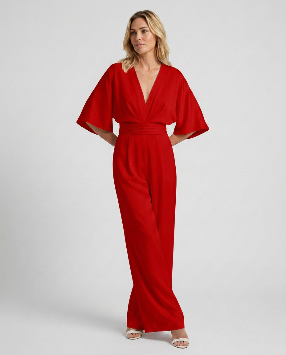 Red Jumpsuit - Lana Fiorelli