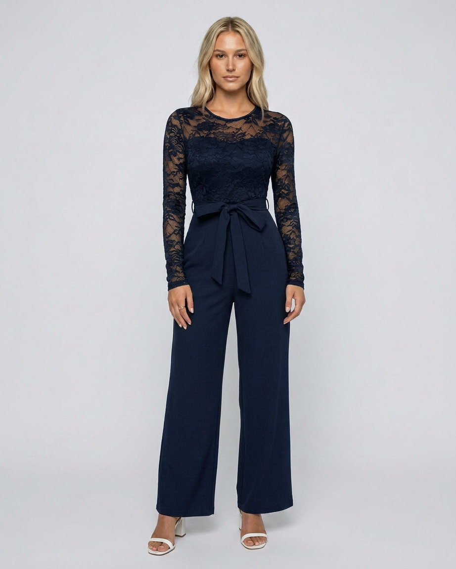 Dark Blue Jumpsuit - Lana Fiorelli