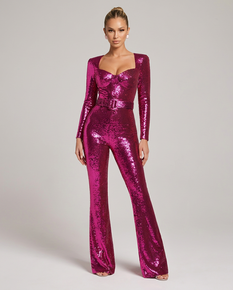 Purple Jumpsuit - Lana Fiorelli