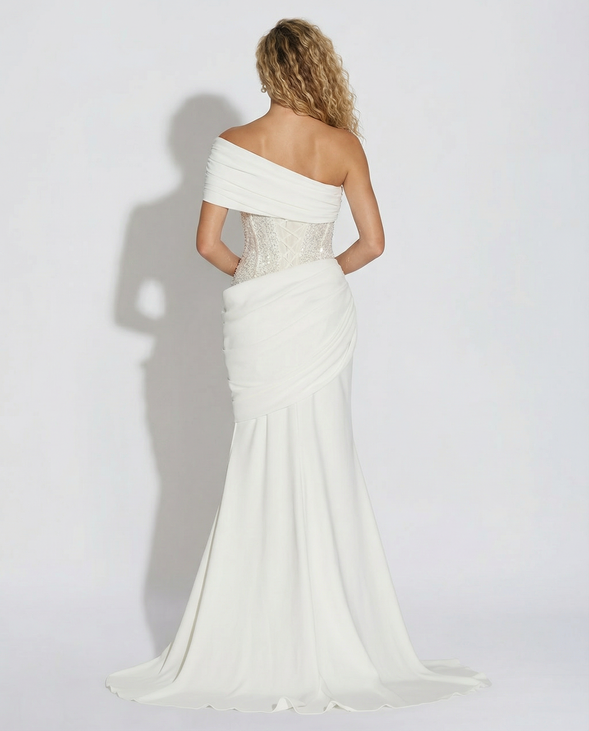 One-Shoulder Maxi Dress - Lana Fiorelli