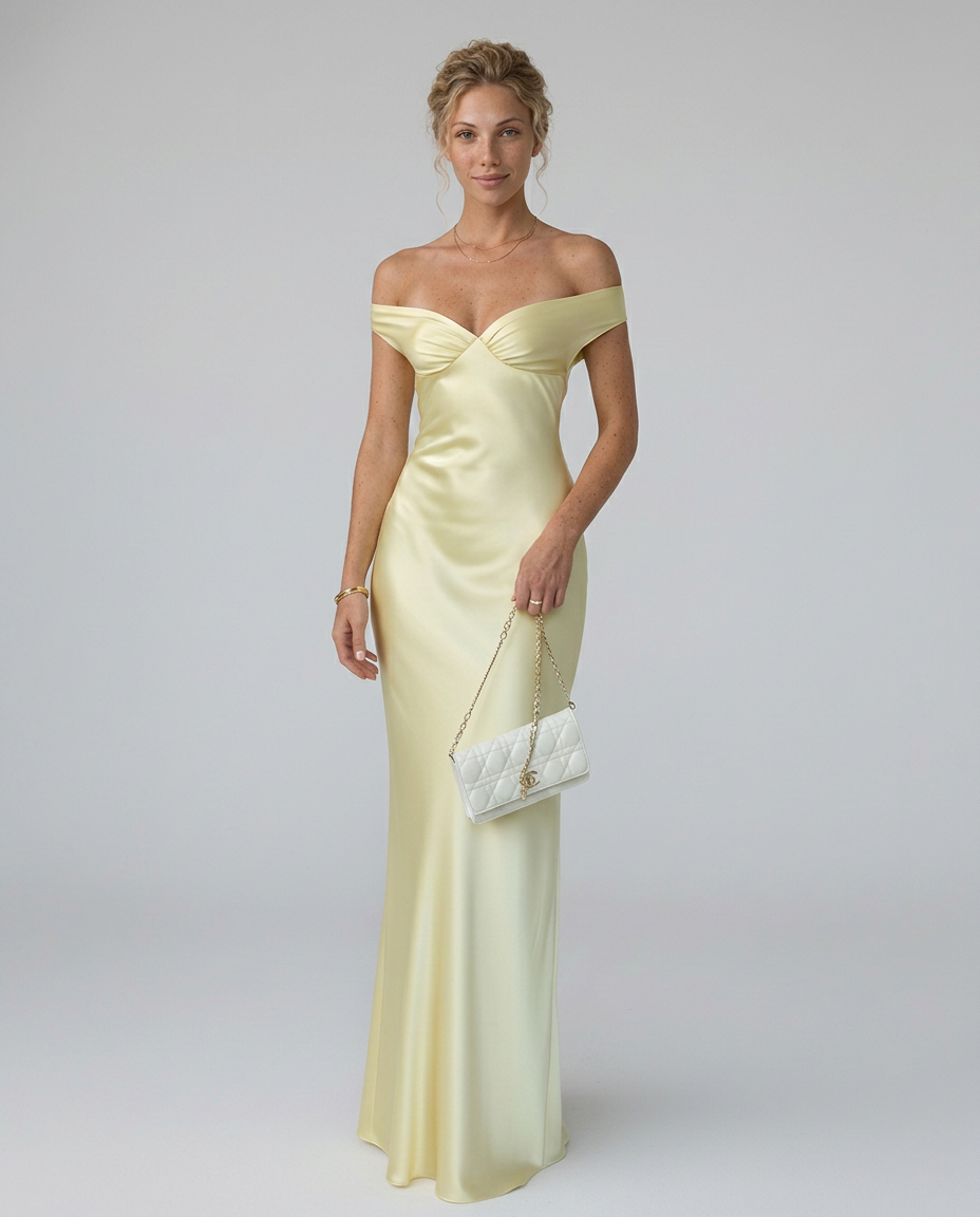 Yellow Maxi Dress - Lana Fiorelli