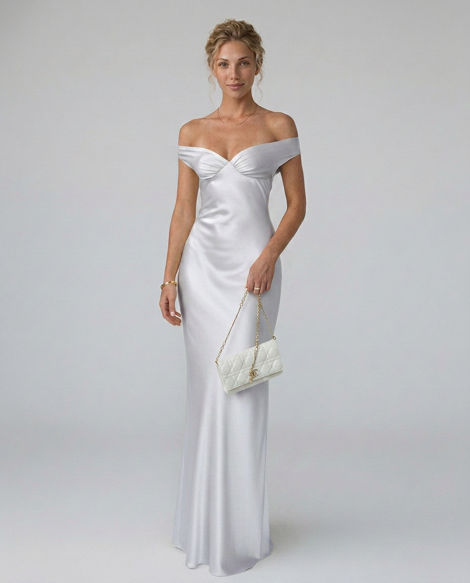 White Maxi Dress - Lana Fiorelli