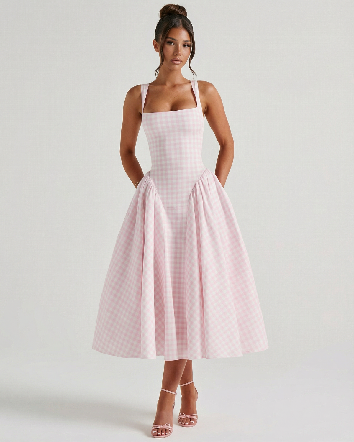 Pink Midi Dress - Lana Fiorelli