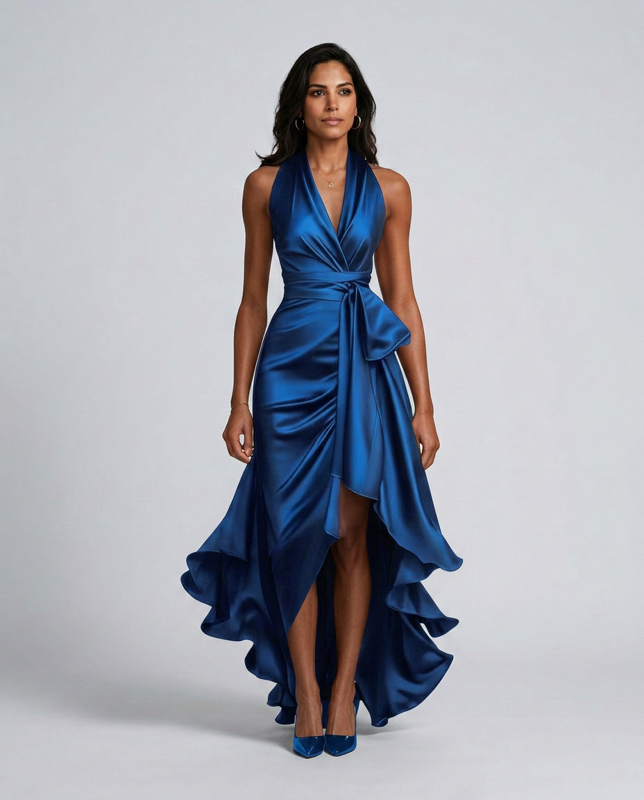 Blue Maxi Dress - Lana Fiorelli