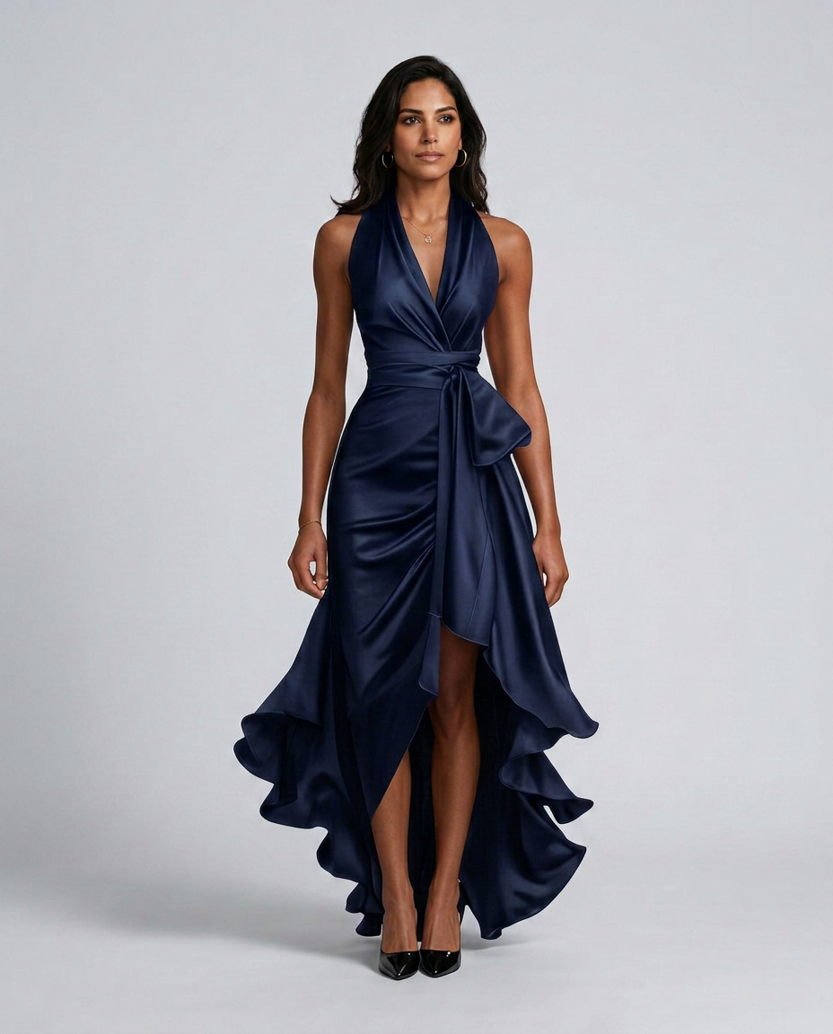 Navy Maxi Dress - Lana Fiorelli