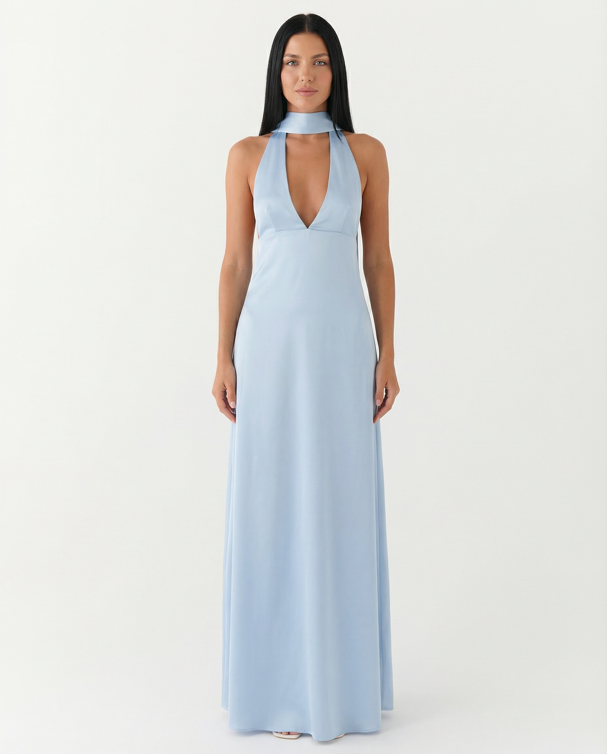 Light Blue Maxi Dress - Lana Fiorelli