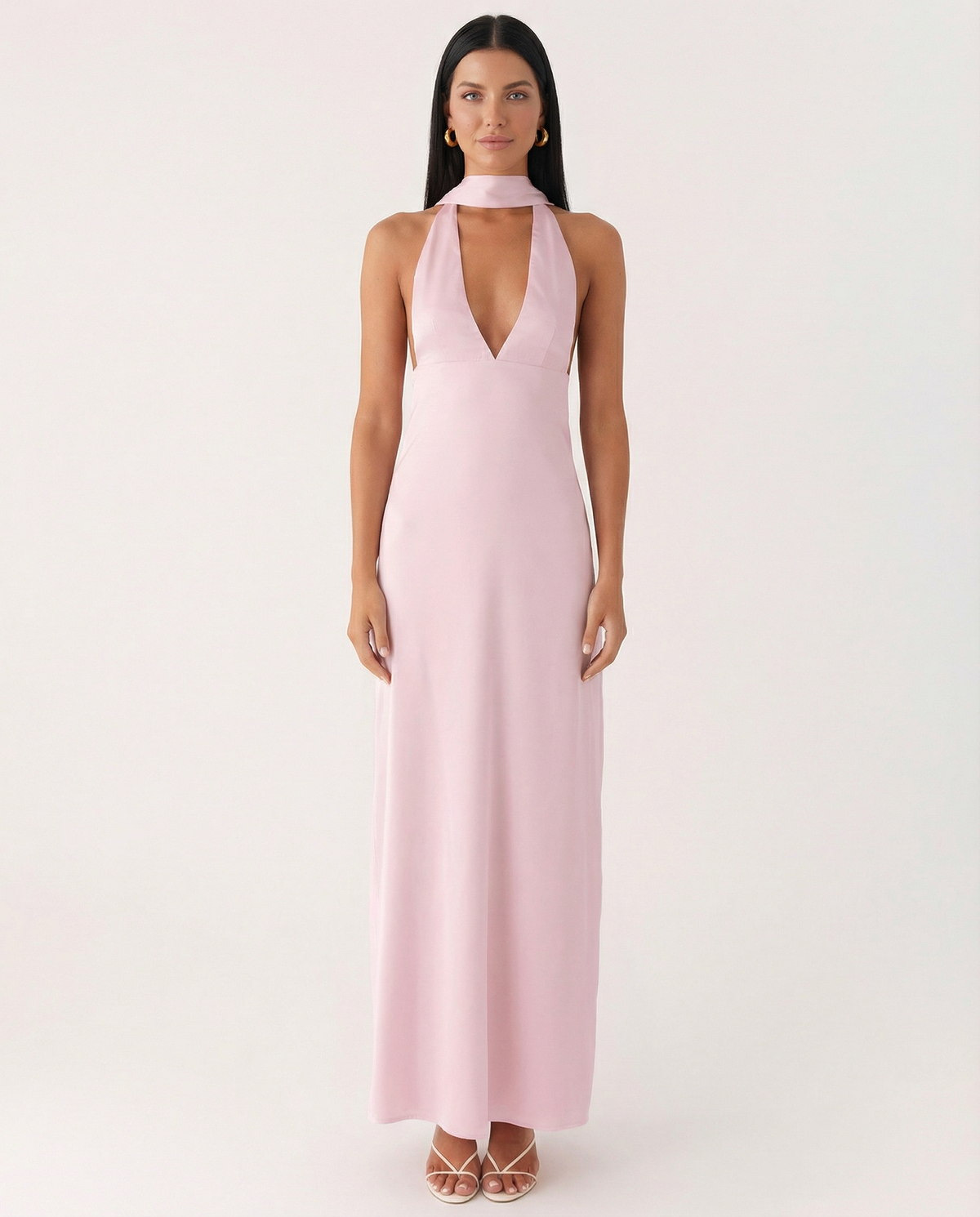Pink Maxi Dress - Lana Fiorelli