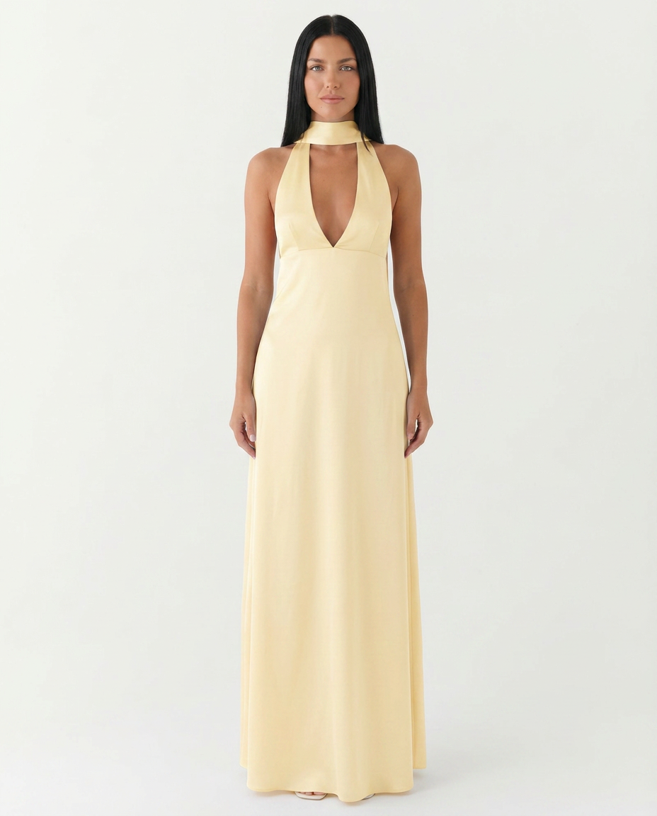 Yellow Maxi Dress - Lana Fiorelli