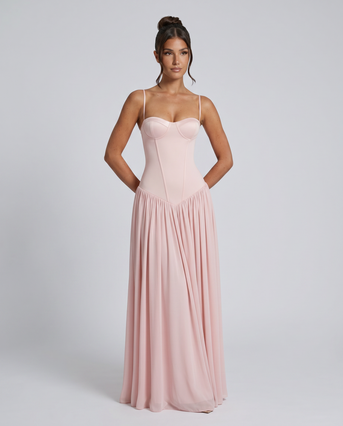 Pink Maxi Dress - Lana Fiorelli