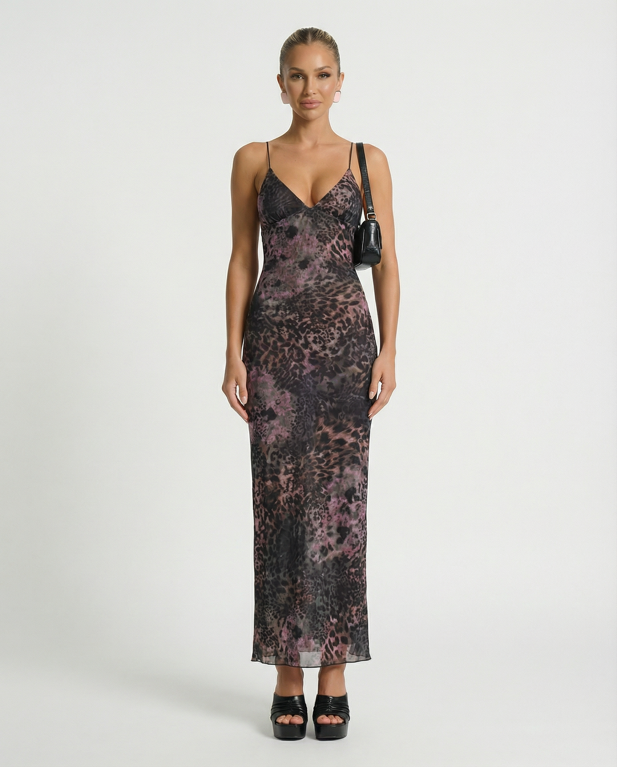 Grey Midi Dress - Lana Fiorelli