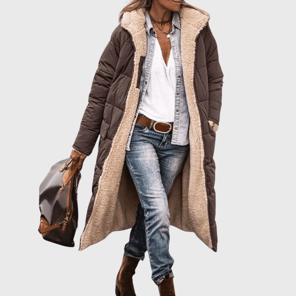 Brown puffer coat - Lana Fiorelli