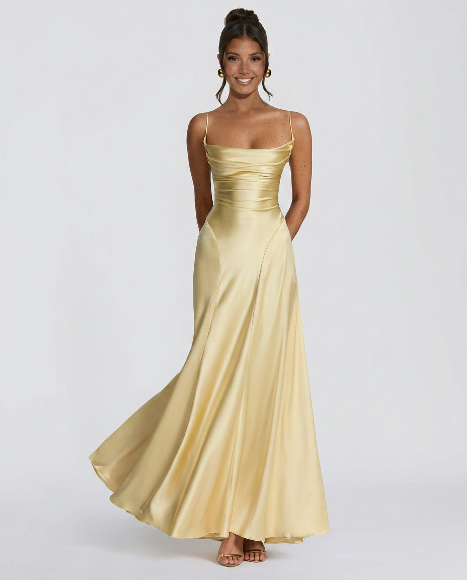 Yellow Maxi Dress - Lana Fiorelli