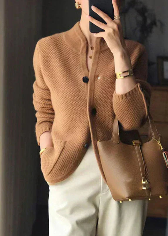 Light Brown cardigan - Lana Fiorelli
