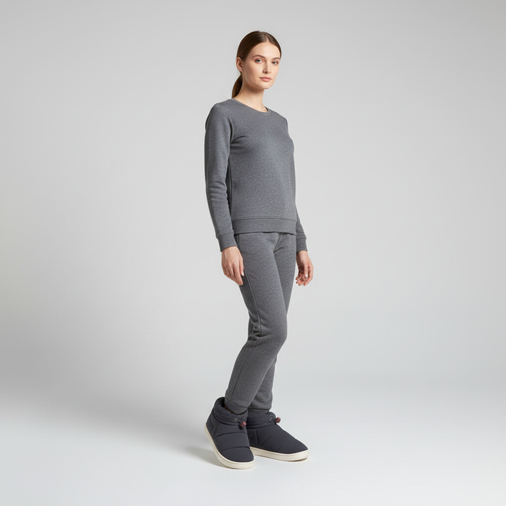 Dark Grey padded winter boots - Lana Fiorelli