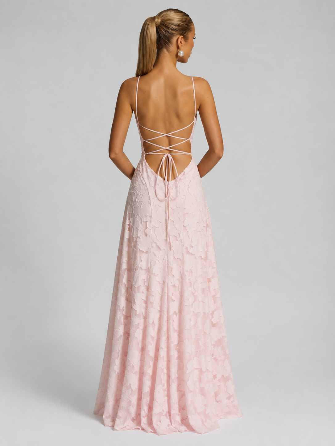 White Floral Maxi Dress - Lana Fiorelli