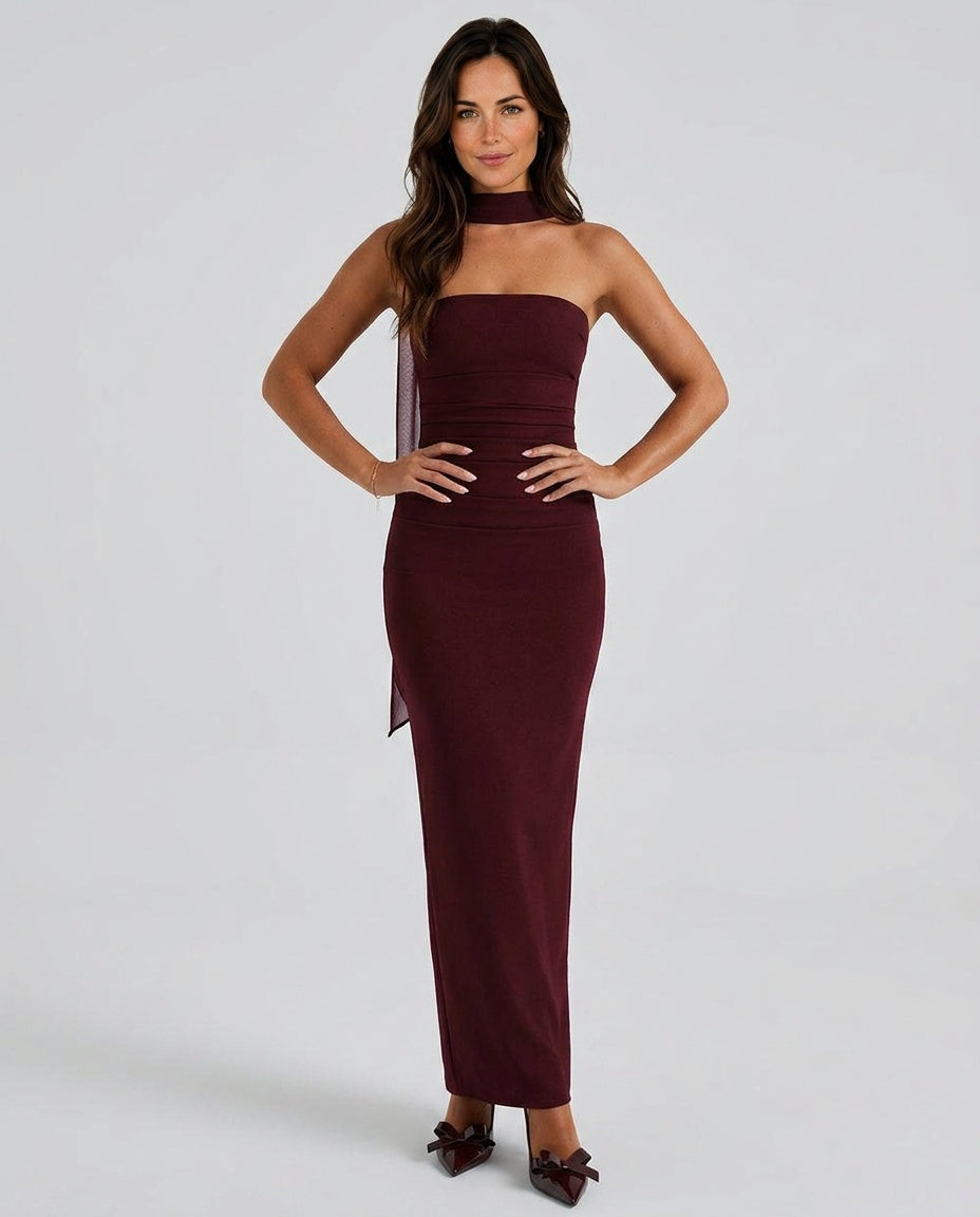 Red Maxi Dress - Lana Fiorelli