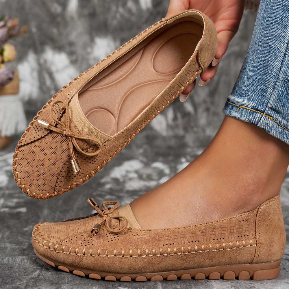 Brown cushioned ballet flats - Lana Fiorelli