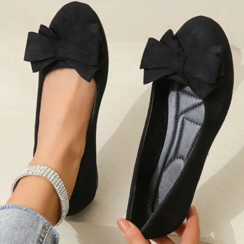 Black wide fit ballet flats - Lana Fiorelli