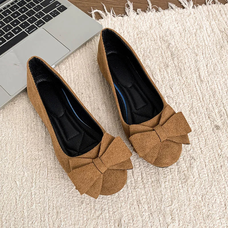 Grey wide fit ballet flats - Lana Fiorelli