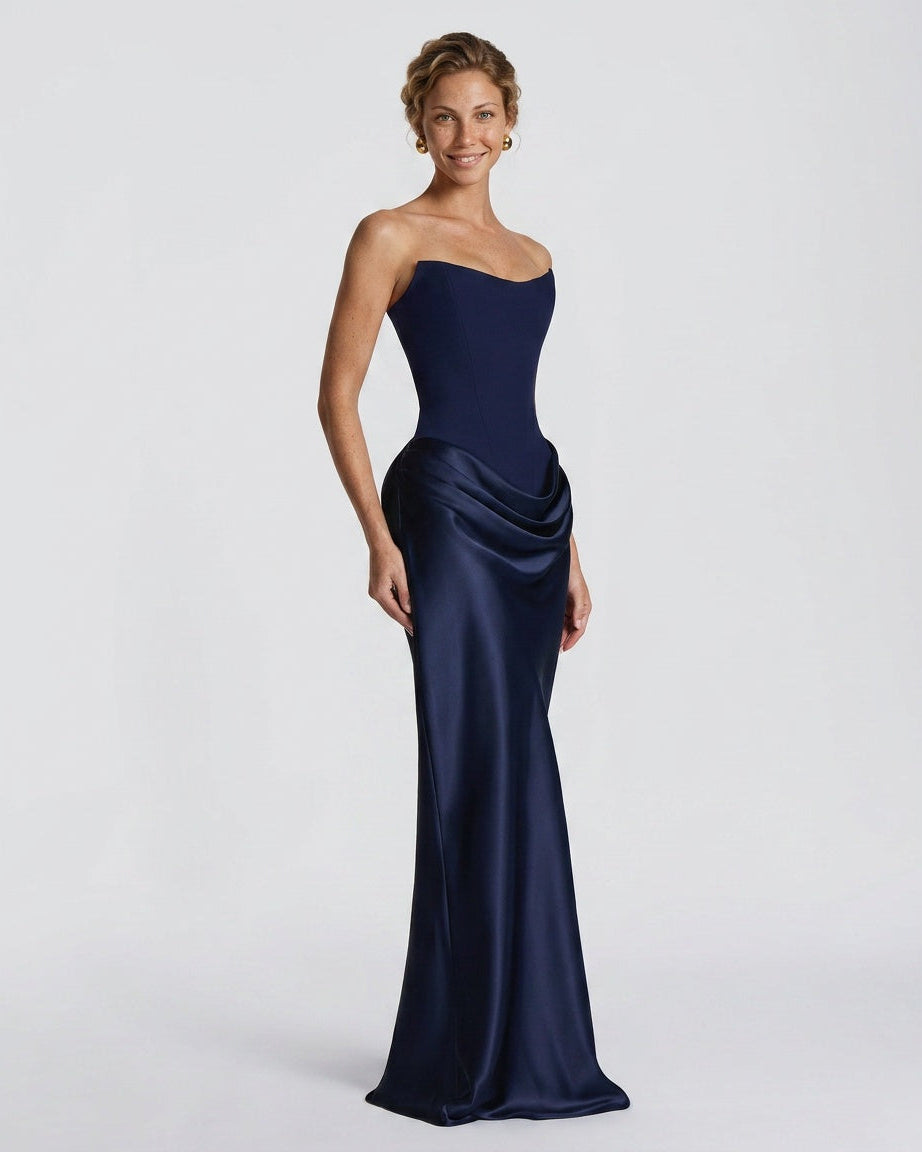 Navy Maxi Dress - Lana Fiorelli
