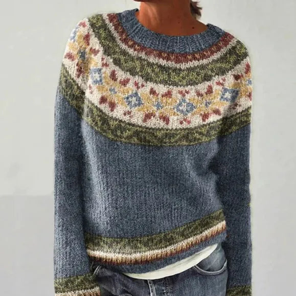 Women's nordic knit sweater - Lana Fiorelli