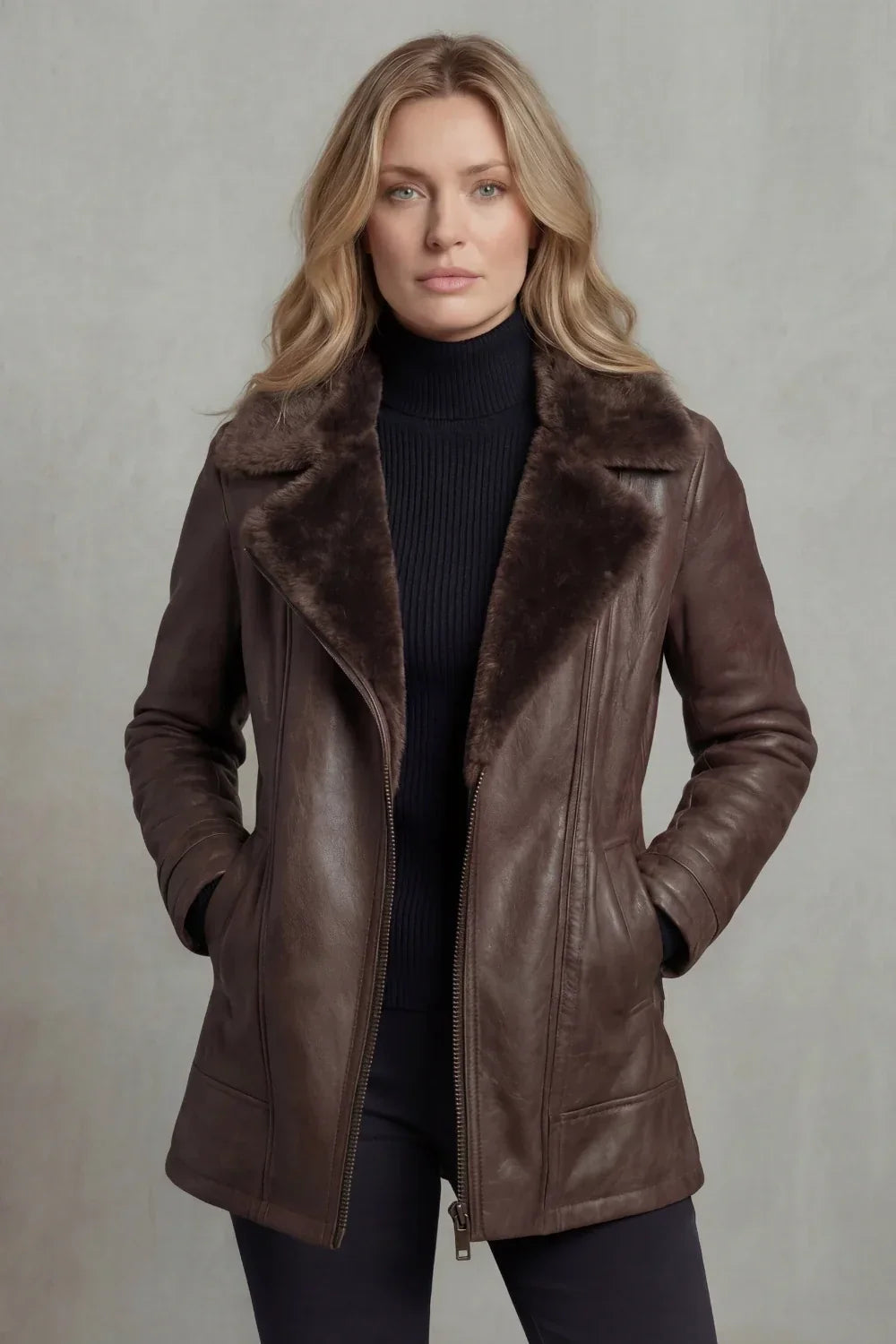 Brown jacket - Lana Fiorelli