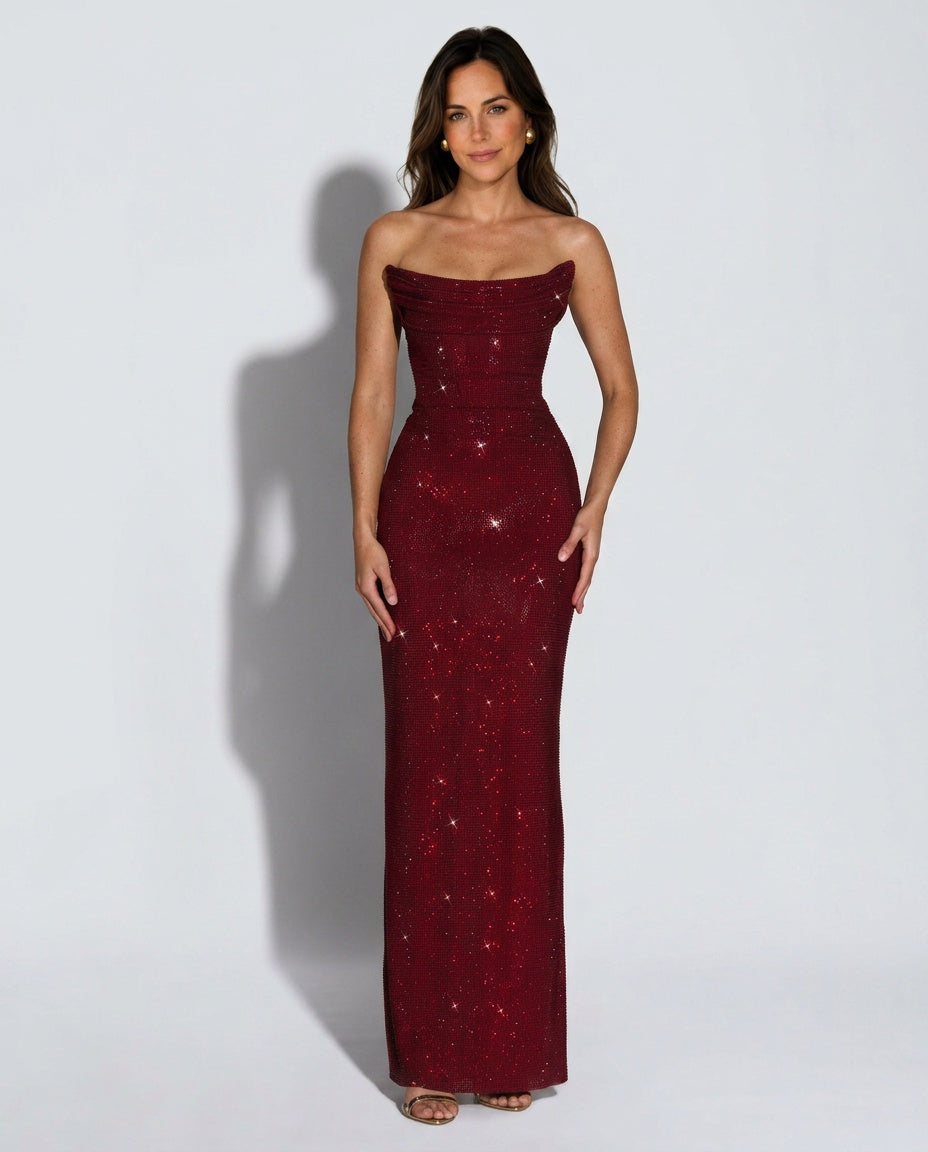 Red Maxi Dress - Lana Fiorelli