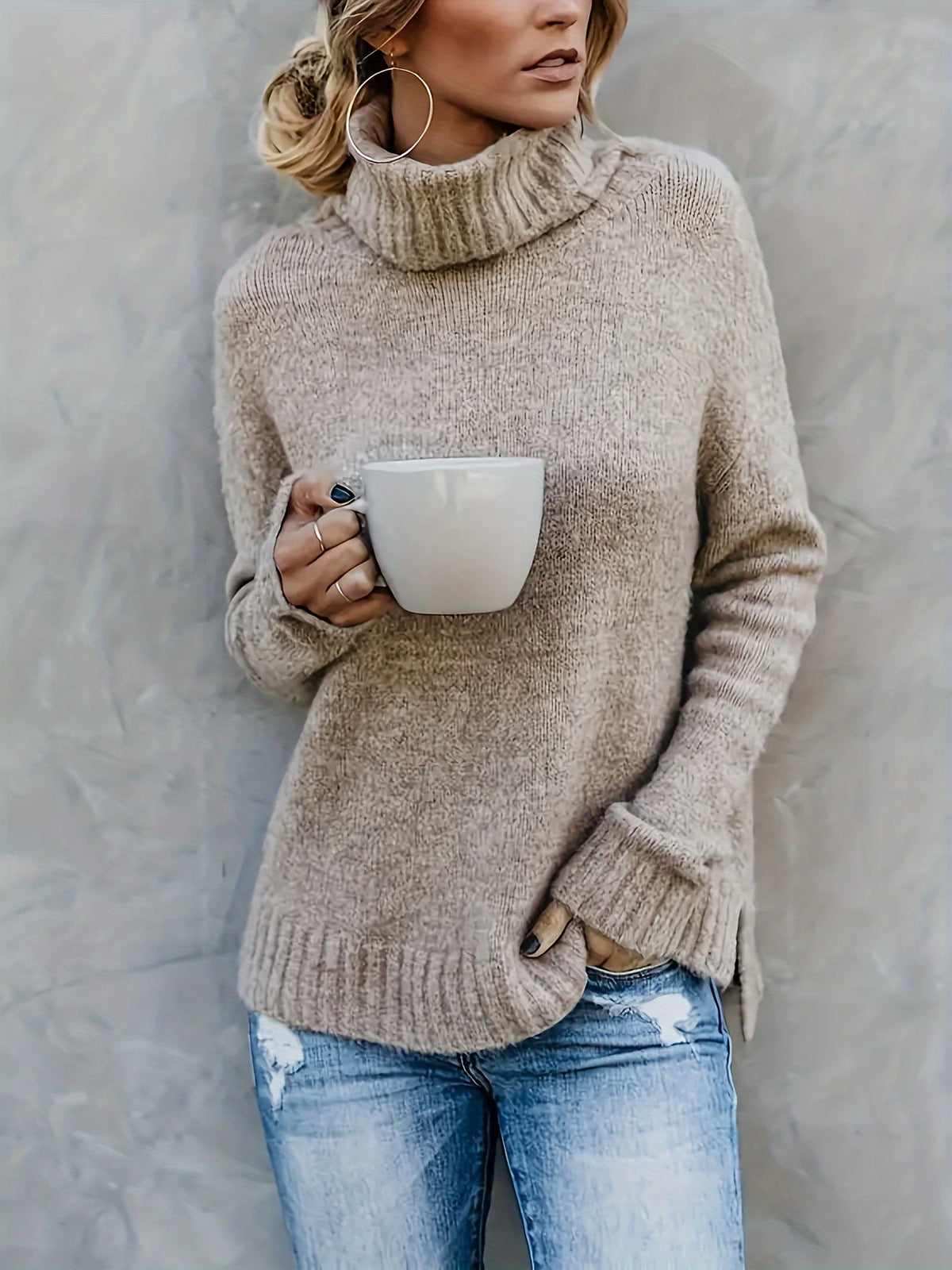 Grey Sweater - Lana Fiorelli