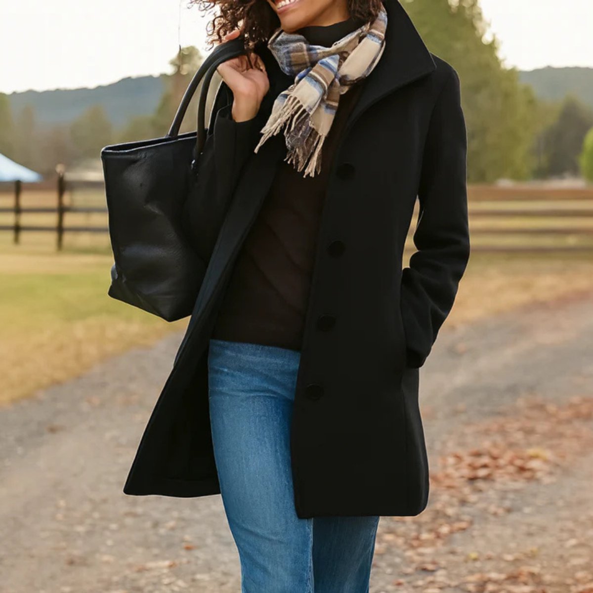 Black coat - Lana Fiorelli