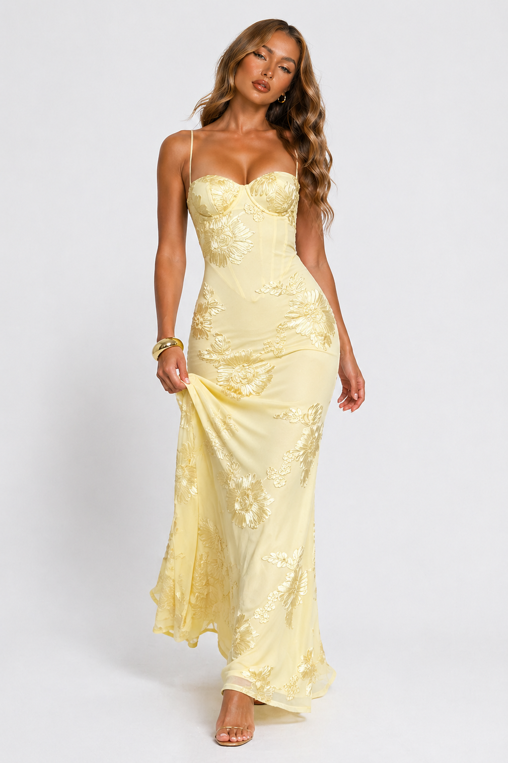 Yellow Maxi Dress - Lana Fiorelli