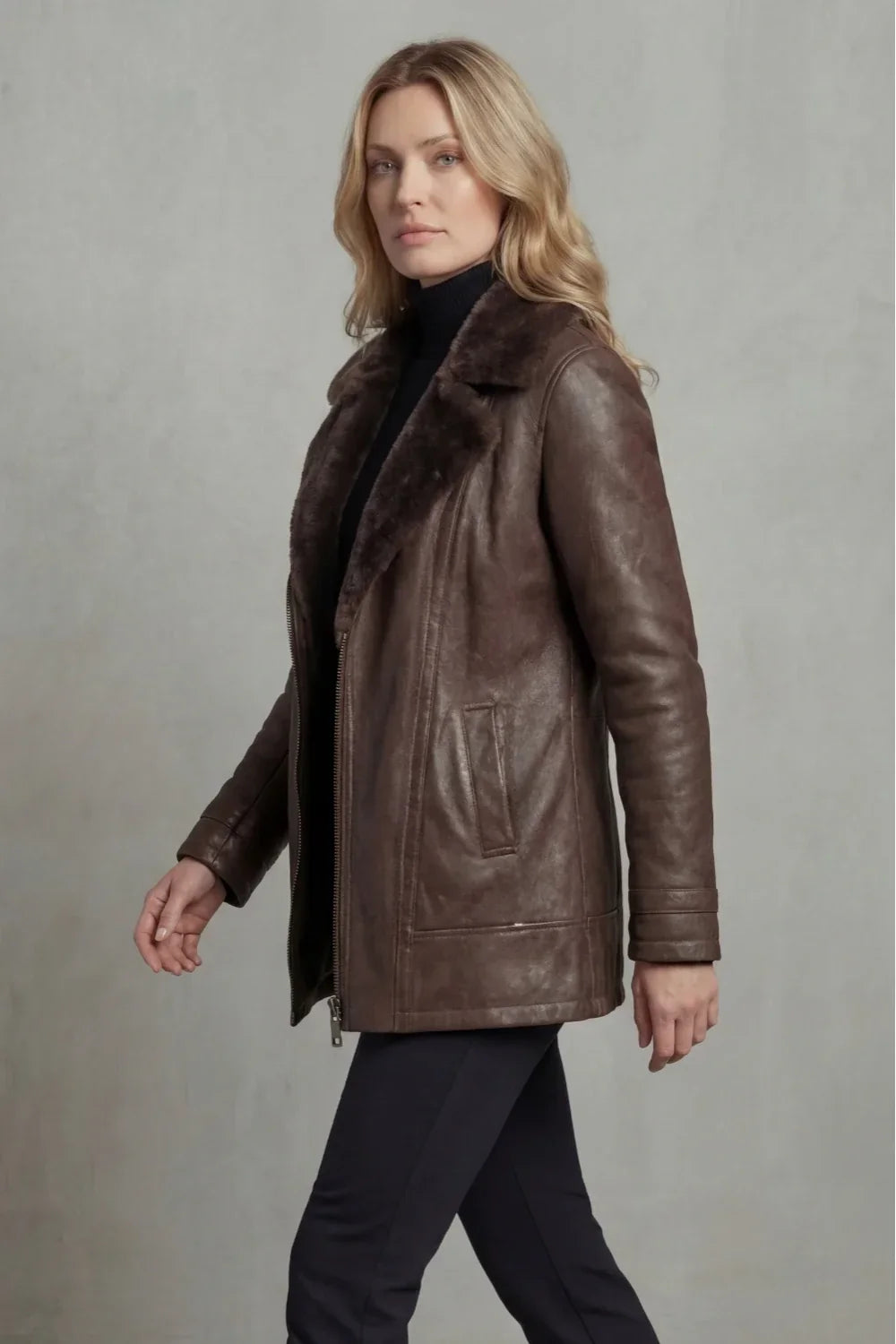 Brown jacket - Lana Fiorelli