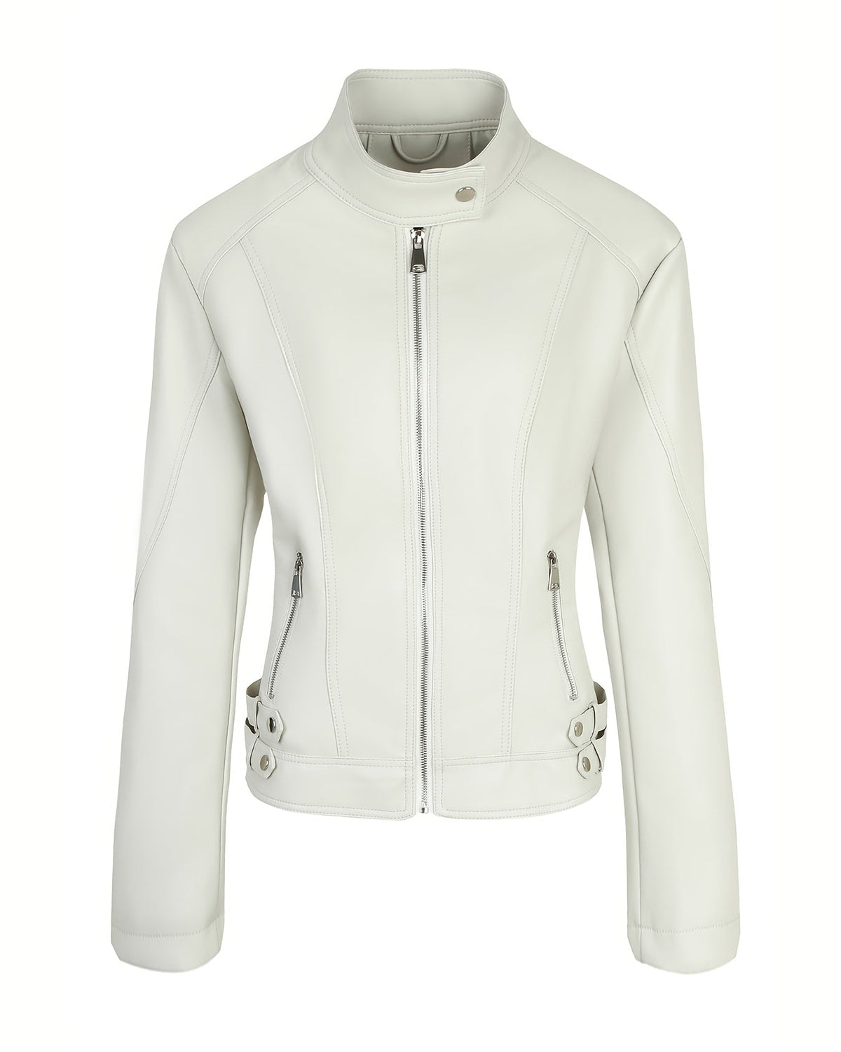 Camilla | Giacca Biker Slim in Ecopelle