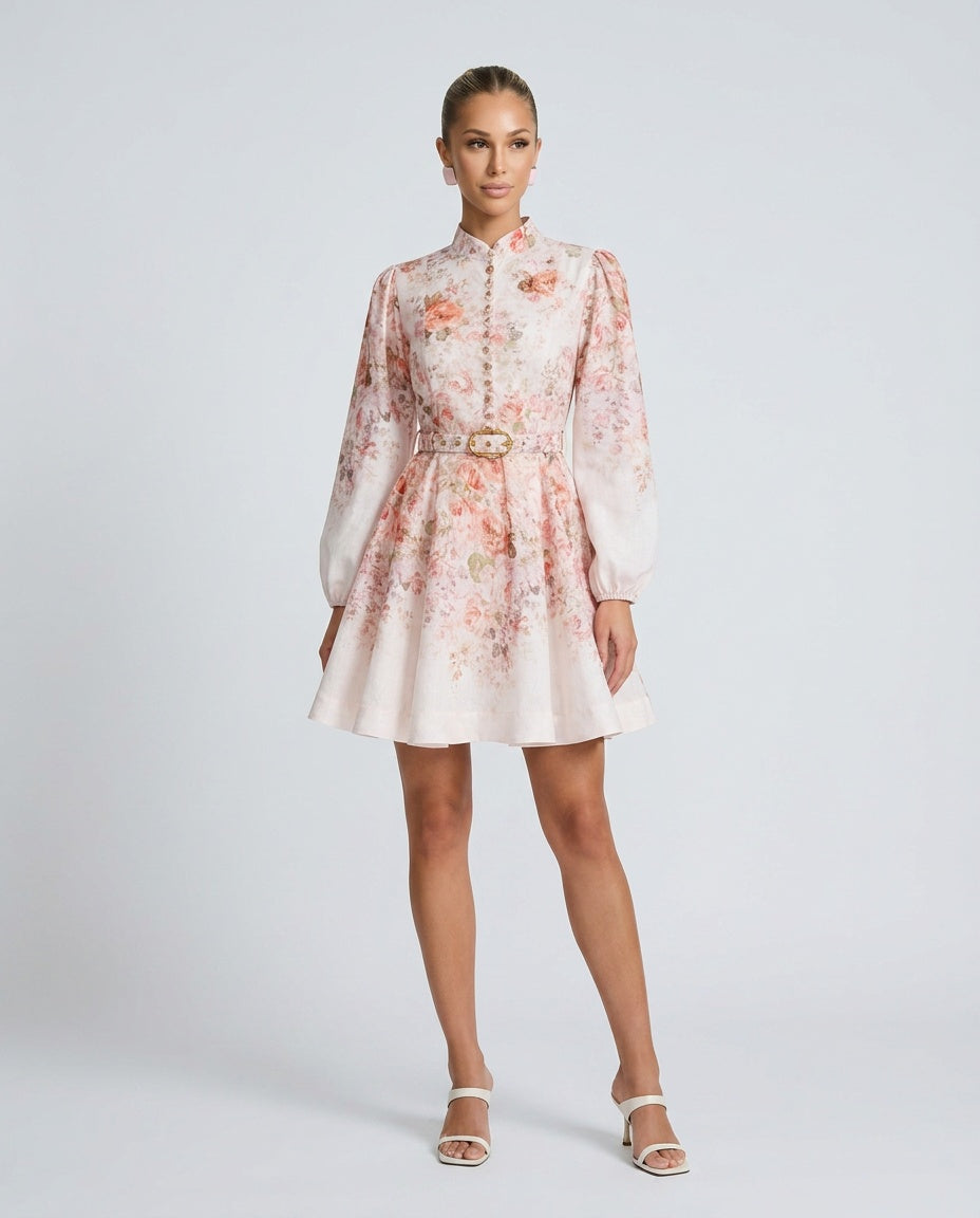 Pink Mini Dress - Lana Fiorelli