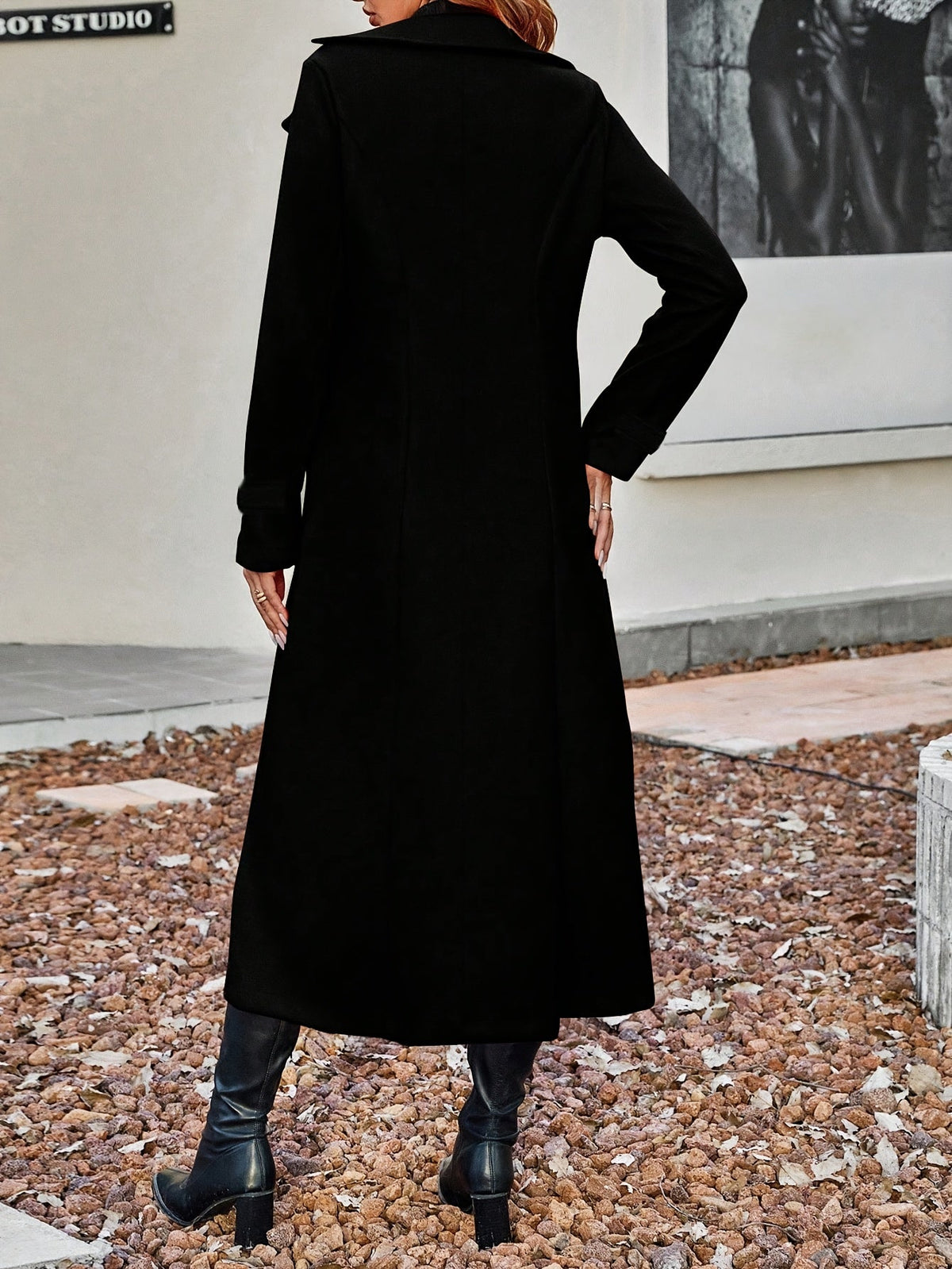 Women's double breasted winter coat - Lana Fiorelli
