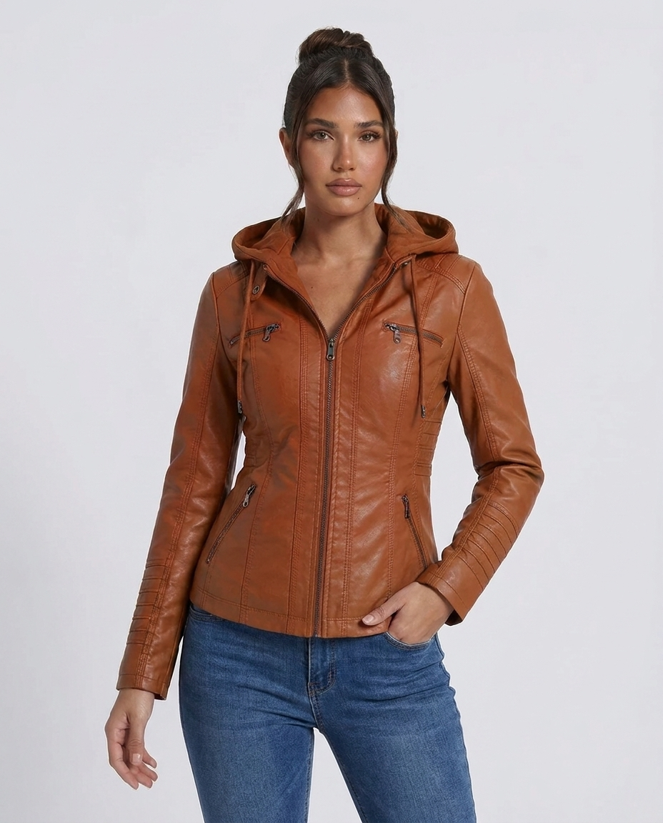 Giacca Trapuntata Donna con Cappuccio Removibile per l'Inverno