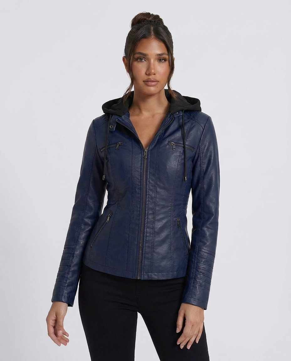 Giacca Trapuntata Donna con Cappuccio Removibile per l'Inverno