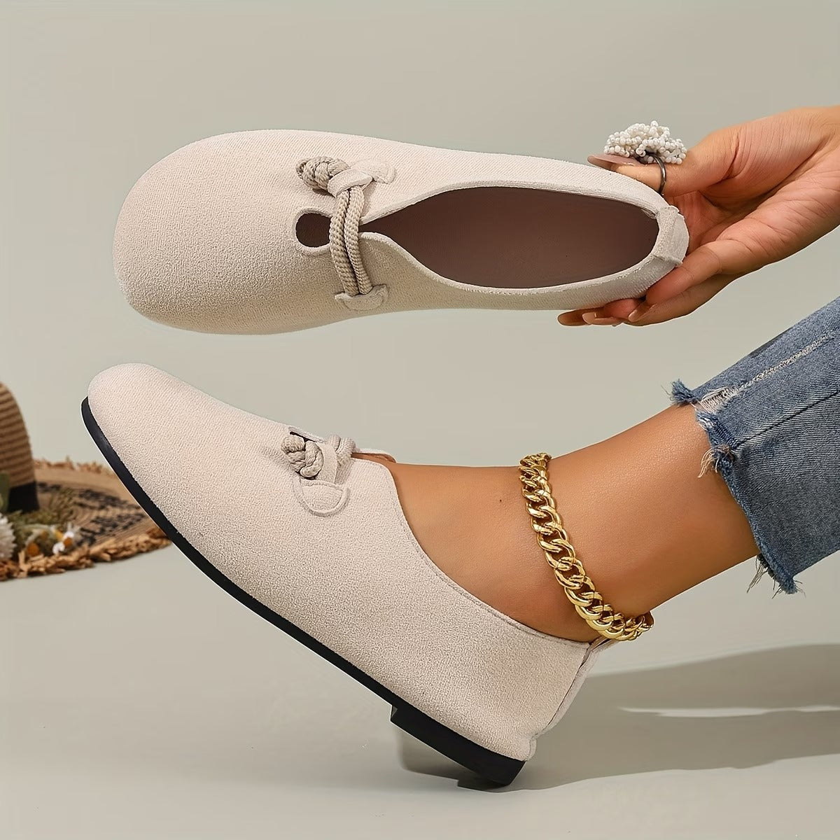 Ballerine Donna Slip On Leggere con Suola Imbottita Flessibile
