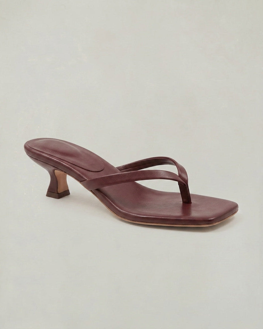 Burgundy Sandals - Lana Fiorelli