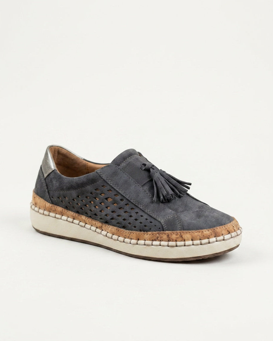 Black Slip-On Sneakers - Lana Fiorelli