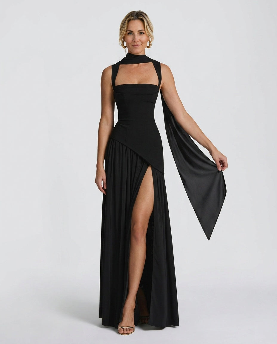 Black Maxi Dress - Lana Fiorelli
