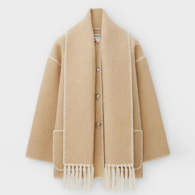 Beige coat - Lana Fiorelli