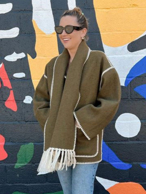 Green coat - Lana Fiorelli