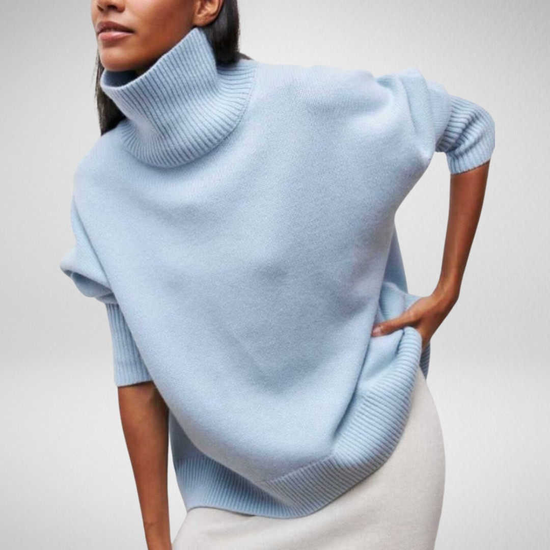 Women's oversized turtleneck sweater - Lana Fiorelli