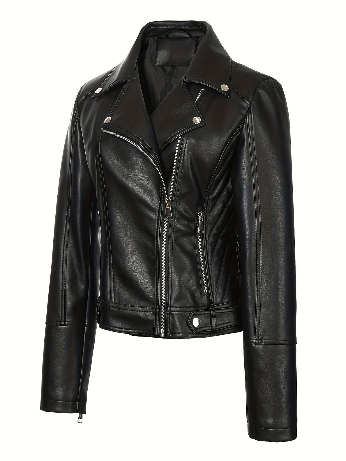 Women's faux leather biker jacket - Lana Fiorelli