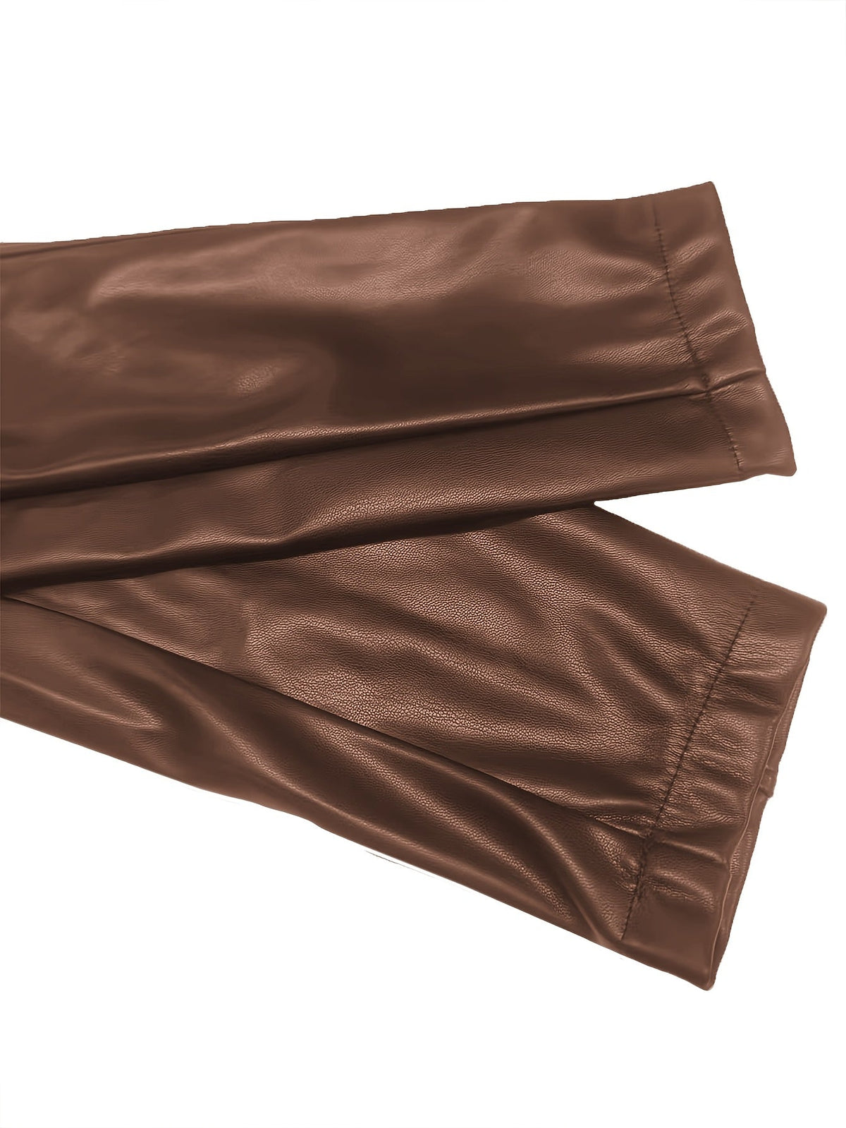 Khaki cropped faux leather jacket - Lana Fiorelli