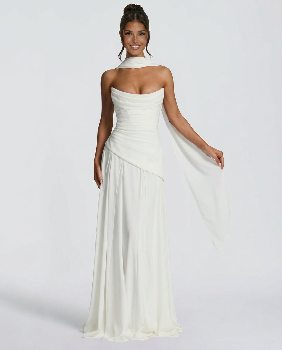 White Maxi Dress - Lana Fiorelli