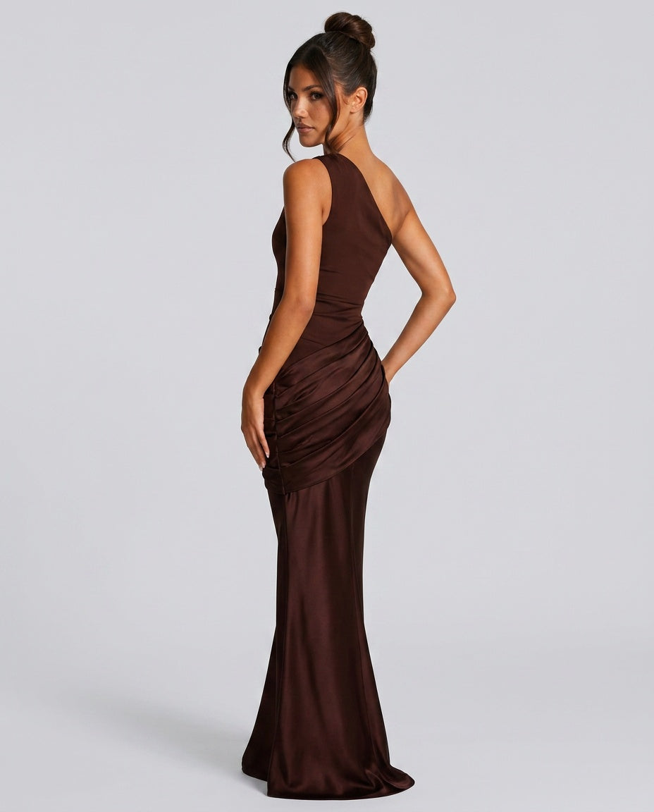 One-Shoulder Maxi Dress - Lana Fiorelli