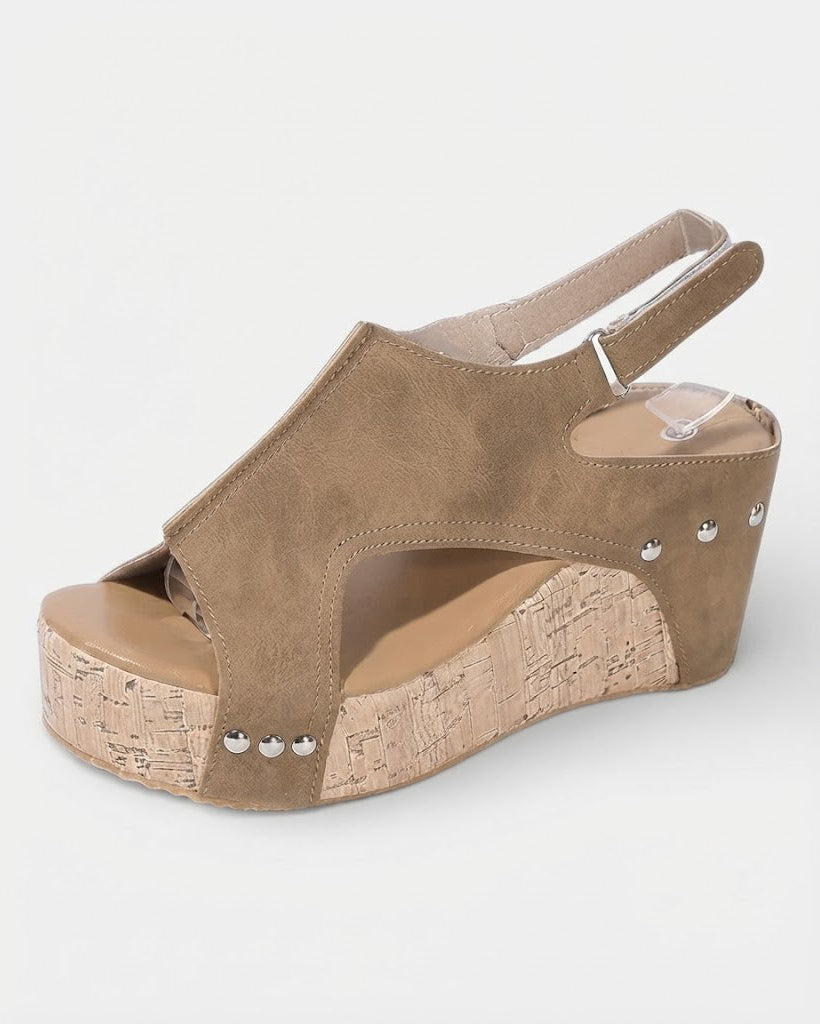 Agnese | Sandali Donna con Zeppa Plateau
