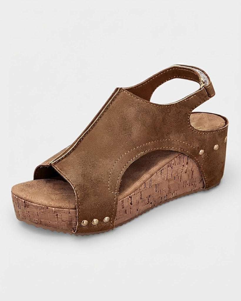 Agnese | Sandali Donna con Zeppa Plateau