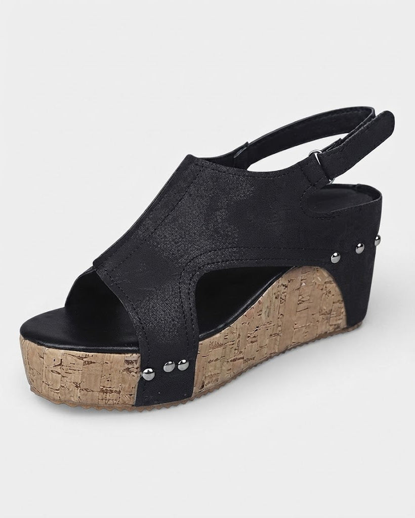 Agnese | Sandali Donna con Zeppa Plateau
